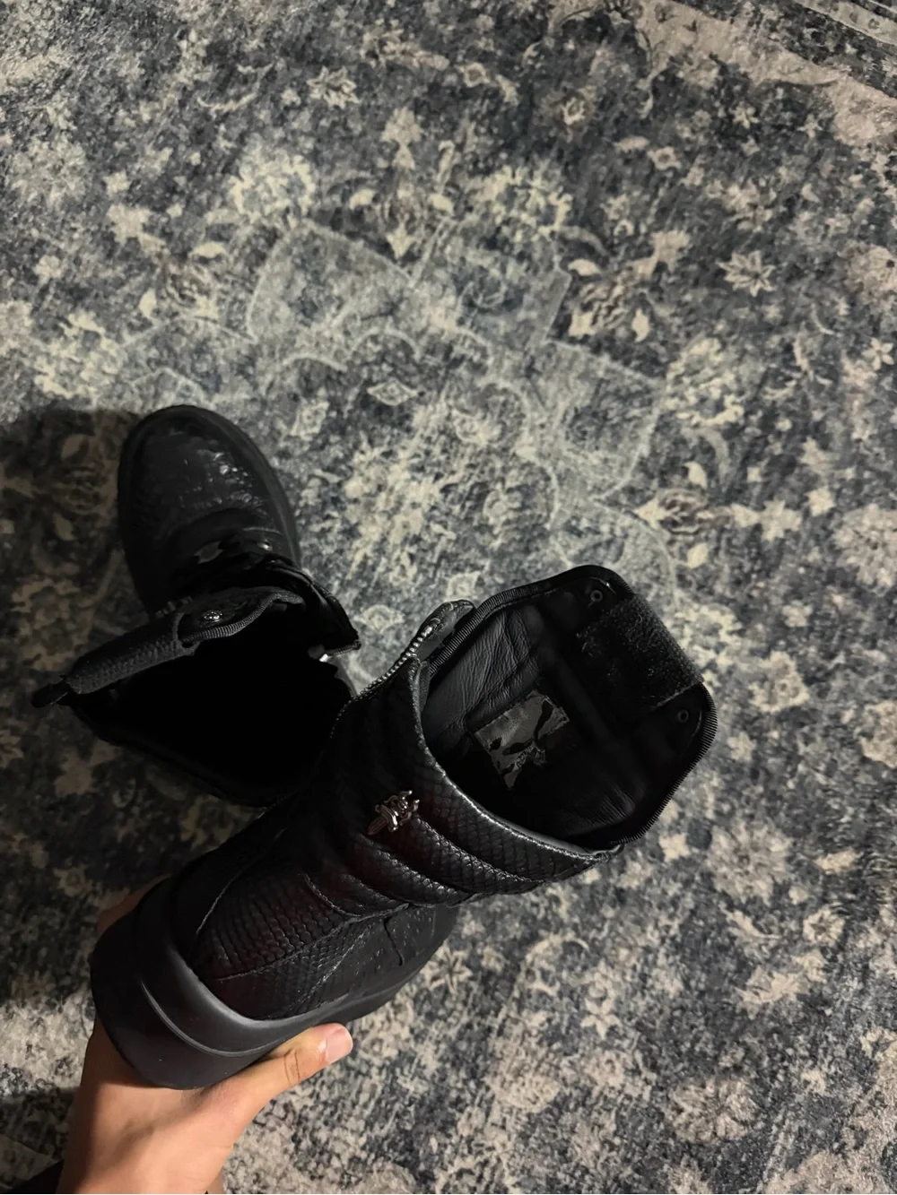 Rick Owen Geobasket x Chrome Hearts Platforms